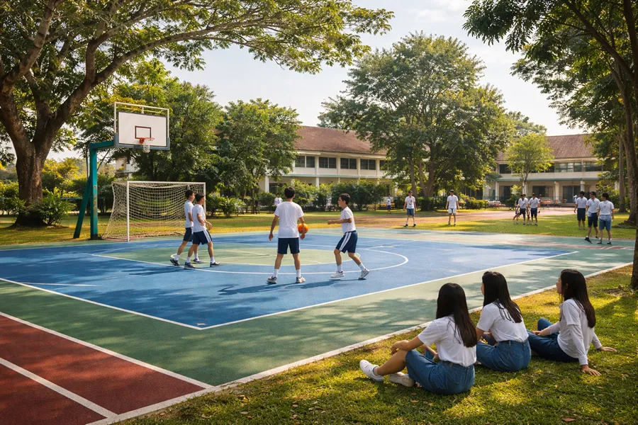 Lapangan Olahraga & Area Aktivitas